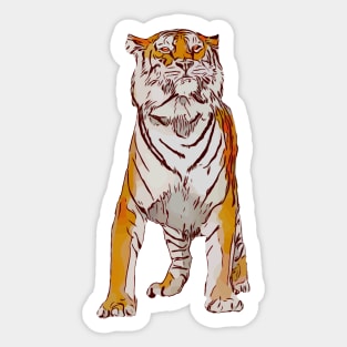 Siberian  Tiger Sticker